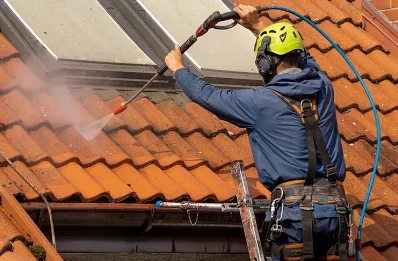 Démoussage et hydrofuge de toiture aux Damps